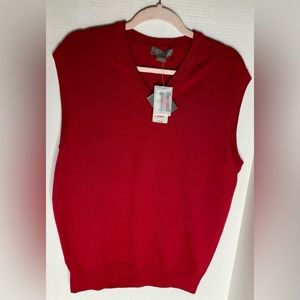 Men’s Large Daniel Cremieux Red vest